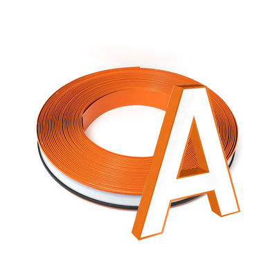 110mm Kanal Letter Trim 3D Liter Channelume Aluminium Strip