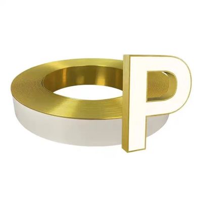 OEM Kanal List Trim Cap 40mm 50mm szerokość Channelume Materiał