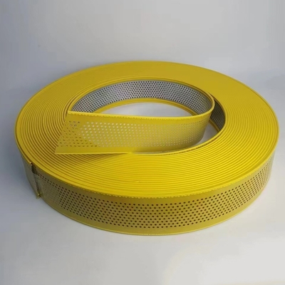 Żółta cewka aluminiowa do litery kanałowej elastyczny materiał kanałowy
