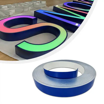 Zastosowane płaskie cewki aluminiowe do litery kanałowej