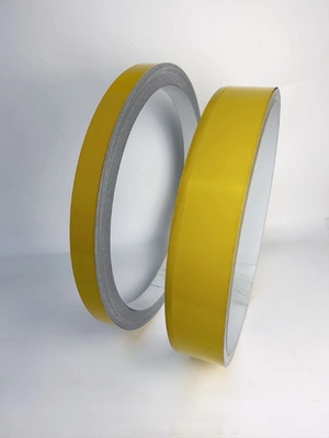 Żółty aluminiowy kanał, szerokość cewki 20 mm-1400 mm