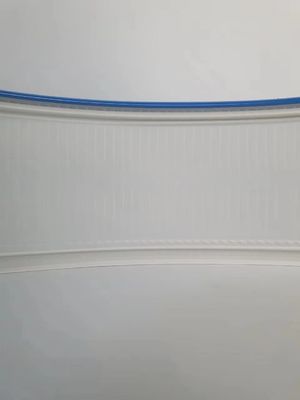 Plastikowy Aluminium Trim Cap Coil 70MM 50M Roll Aluminium Alloy Twardość