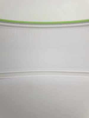 Ręcznie gięte aluminiowe gumowe rolki 68MM-93MM lustro Srebro/Złoto Długość 50M