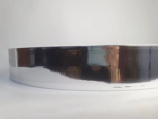 Wysokiej twardości aluminium Aluminiowy czapek z lustrzaną srebrną wykończeniem i aluminiową cewką stopu