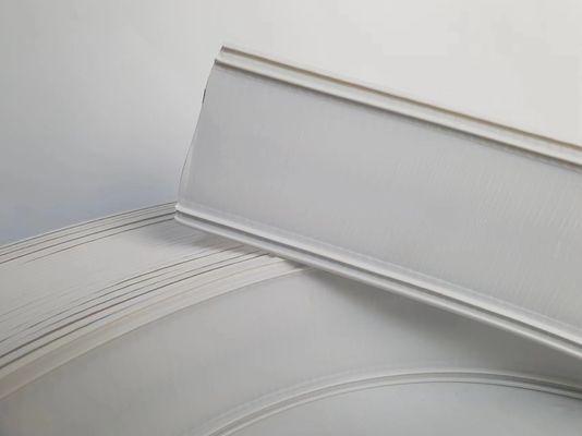 Ręcznie gięte plastikowe aluminiowe obroże z cewką o pokryciu bieli 68MM 70MM 76MM 93MM